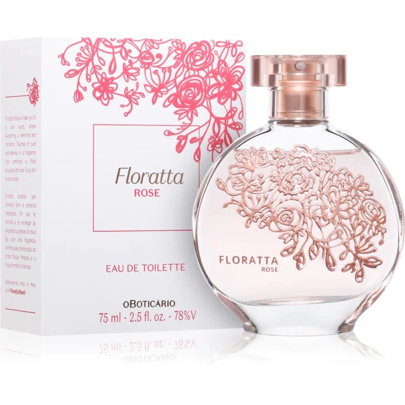 oBoticário Floratta Rose Eau de Toilette hölgyeknek 75 ml