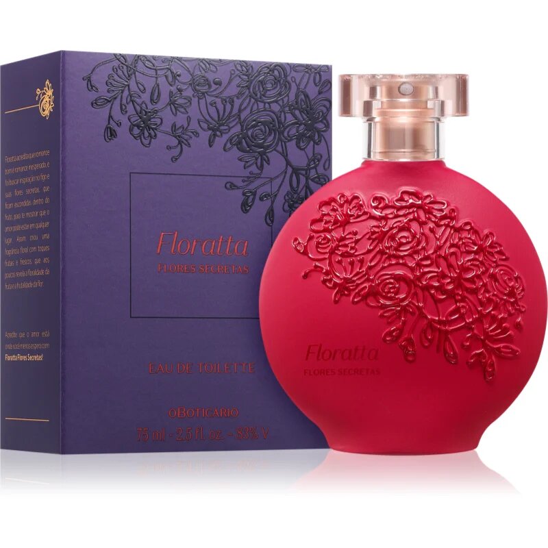 oBoticário Floratta Secret Flowers Eau de Toilette hölgyeknek 75 ml