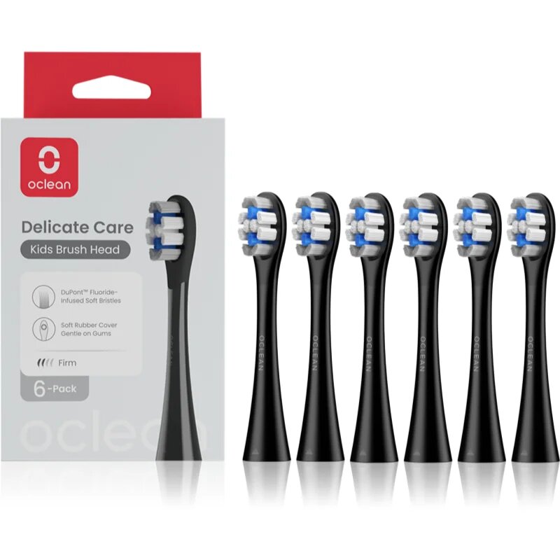 Oclean P3K8 Black tartalék kefék gyermekeknek 6 db