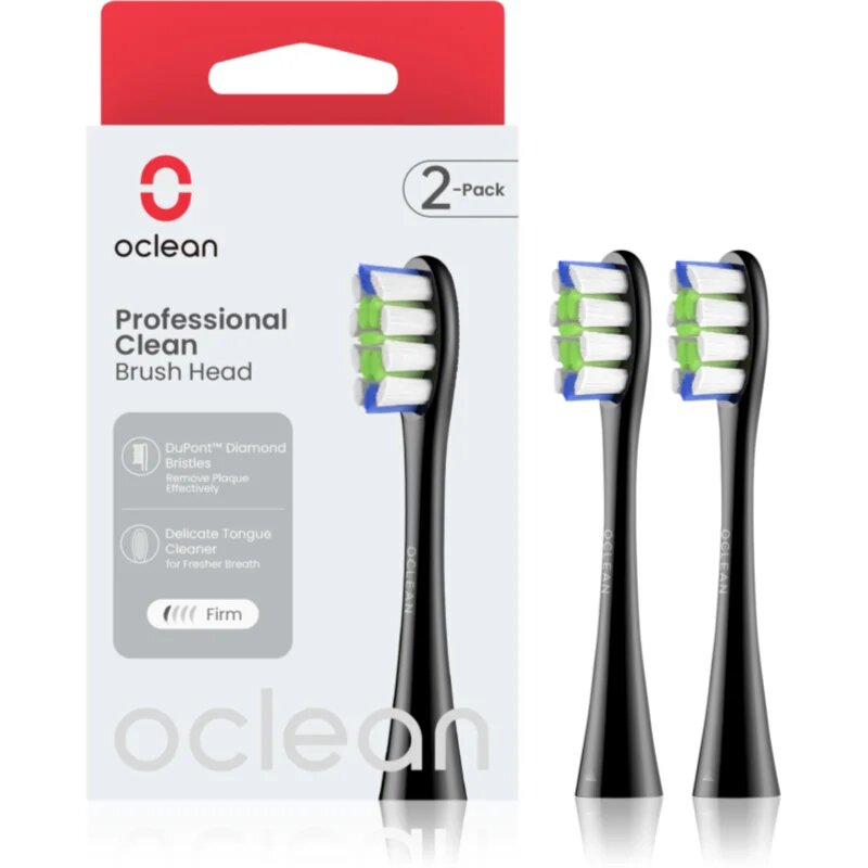 Oclean Professional Clean P1C5 B02 tartalék kefék Black 2 db