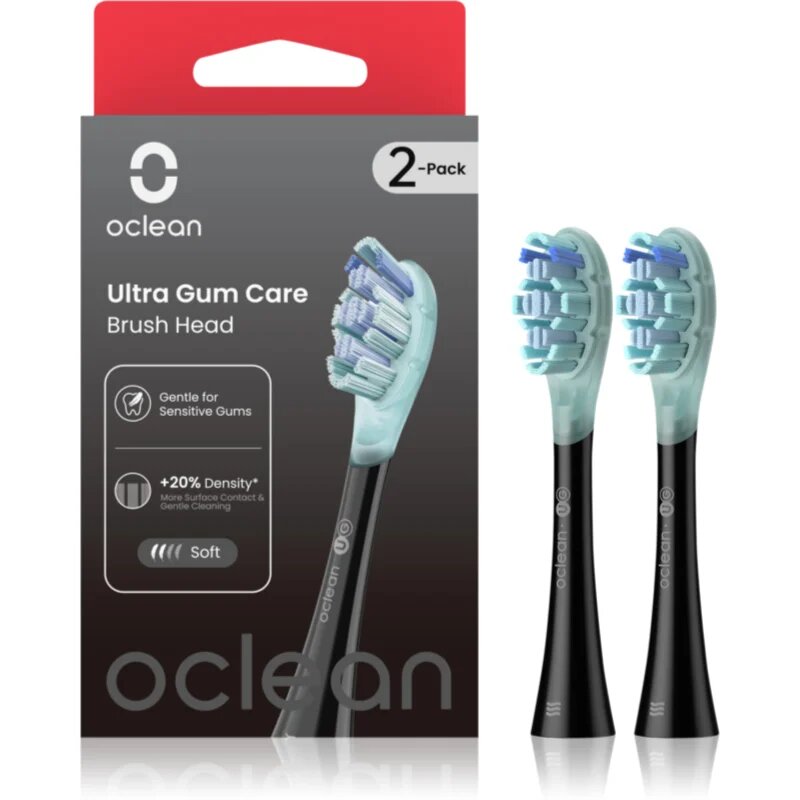 Oclean Ultra Gum Care UG02 tartalék kefék Fekete 2 db