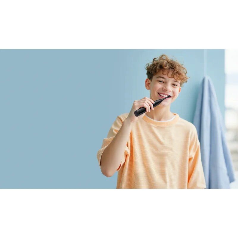 Oclean X Kids Set sonic fogkefe gyermekeknek utazó tokkal Black 1 db