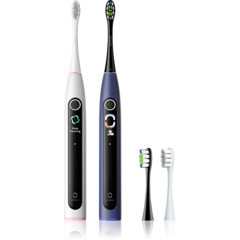 Oclean X Lite Duo Set sonic fogkefe + tartalék fej Blue+Grey