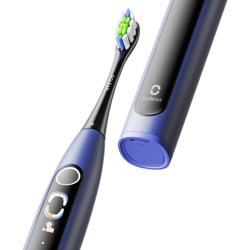 Oclean X Lite Set sonic fogkefe utazó tokkal Dark Blue 1 db