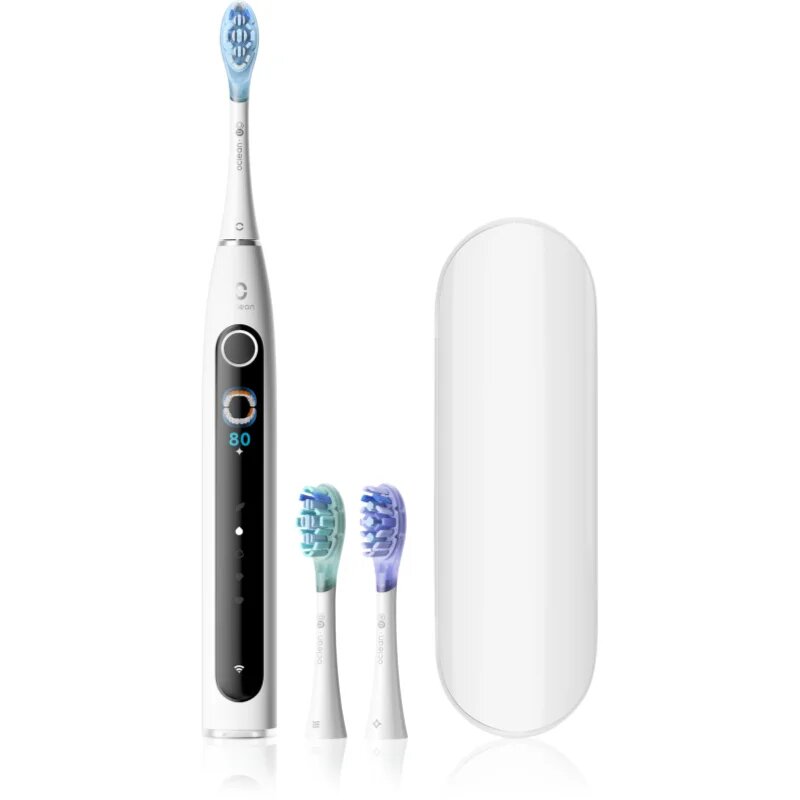 Oclean X Pro 20 Set sonic fogkefe + 2 tartalékfej utazó tokkal White