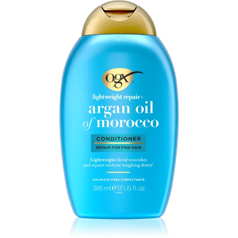 OGX Argan Oil Of Morocco Lightweight Conditioner könnyű kondicionáló a hidratálásért és a fényért 385 ml