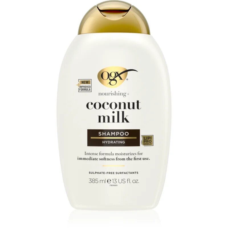 OGX Coconut Milk hidratáló sampon kókuszolajjal 385 ml