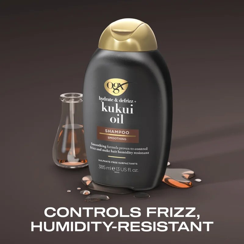 OGX Kukuí Oil hidratáló sampon töredezés ellen 385 ml