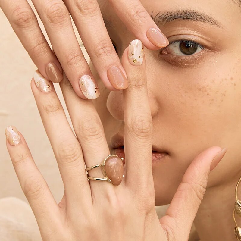 OHORA Gel Nail Sticker N Almond Blossom körömmatrica árnyalat ND-066 30 db