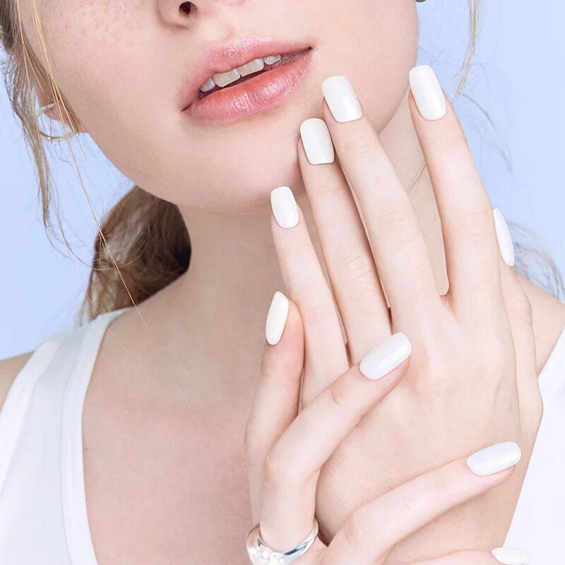 OHORA Gel Nail Sticker N Clean White körömmatrica árnyalat NB-048 1 db