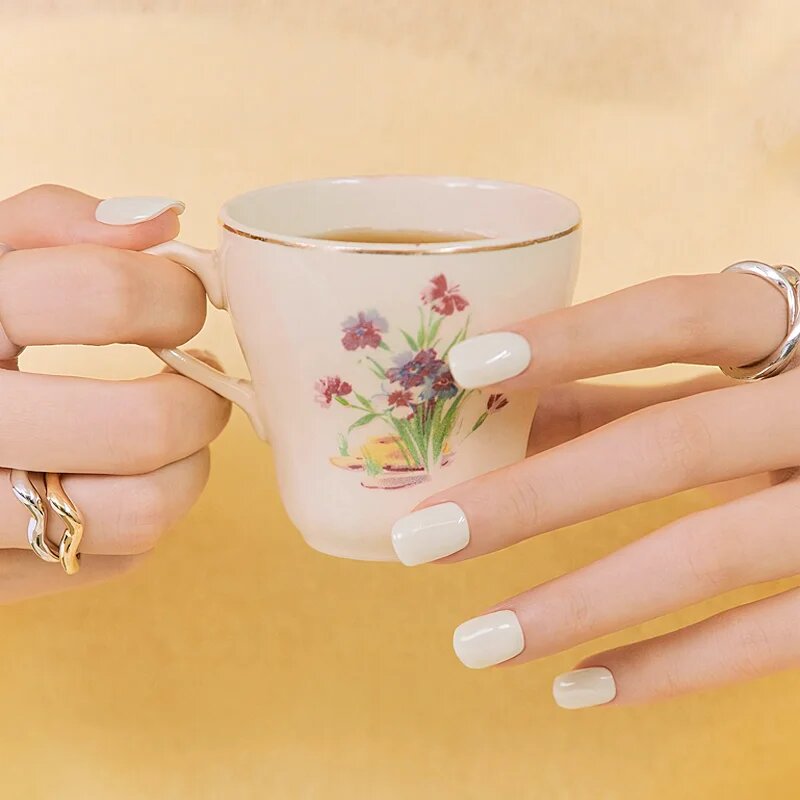 OHORA Gel Nail Sticker N Cream Cotton körömmatrica árnyalat NB-076 1 db