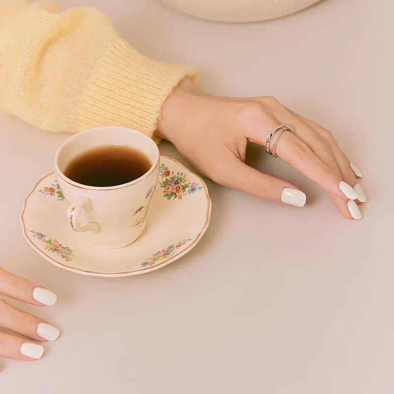 OHORA Gel Nail Sticker N Cream Cotton körömmatrica árnyalat NB-076 1 db