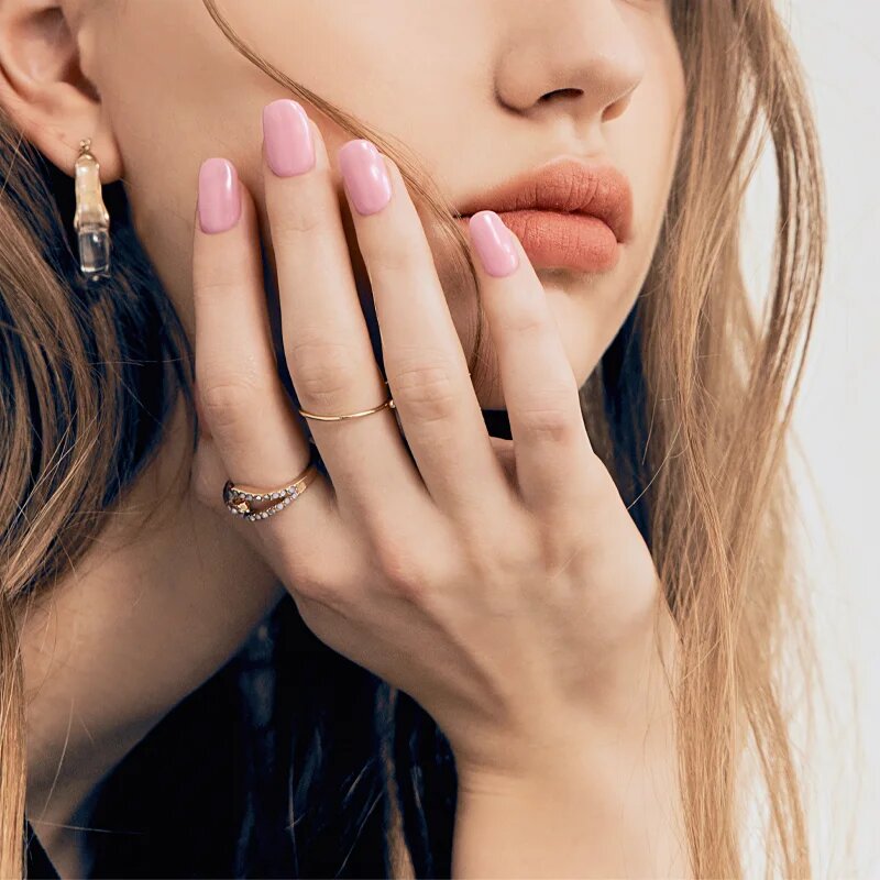 OHORA Gel Nail Sticker N Cream Pink körömmatrica árnyalat NB-090 1 db