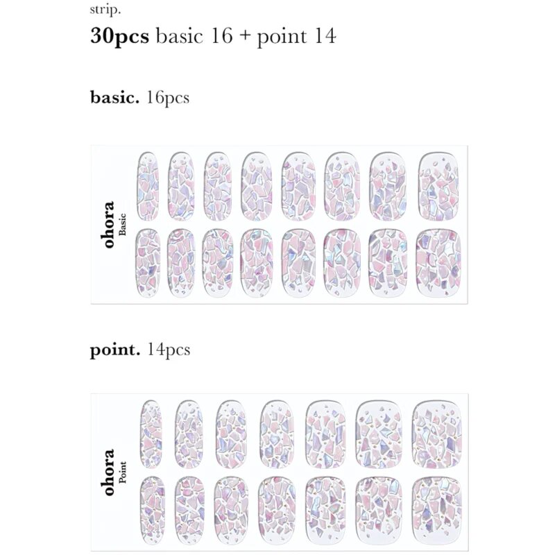 OHORA Gel Nail Sticker N Petal Rain körömmatrica árnyalat ND-351 1 db