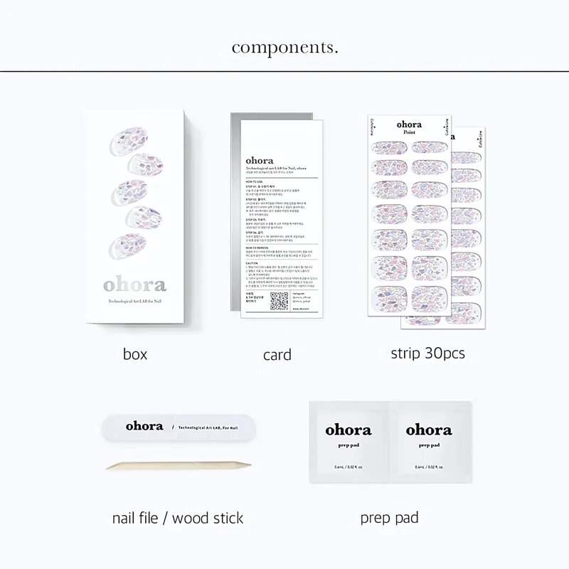 OHORA Gel Nail Sticker N Petal Rain körömmatrica árnyalat ND-351 1 db
