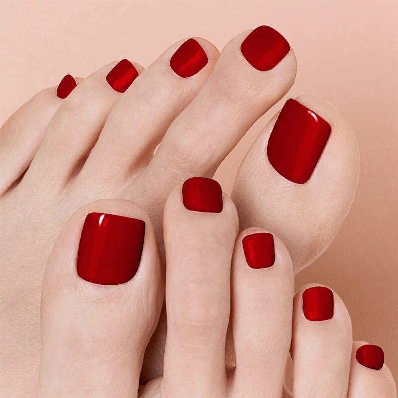 OHORA Gel Nail Sticker P Basic Pedicure körömmatrica lábakra árnyalat PBS-004 30 db