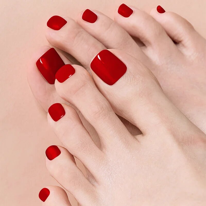 OHORA Gel Nail Sticker P Basic Pedicure körömmatrica lábakra árnyalat PBS-004 30 db