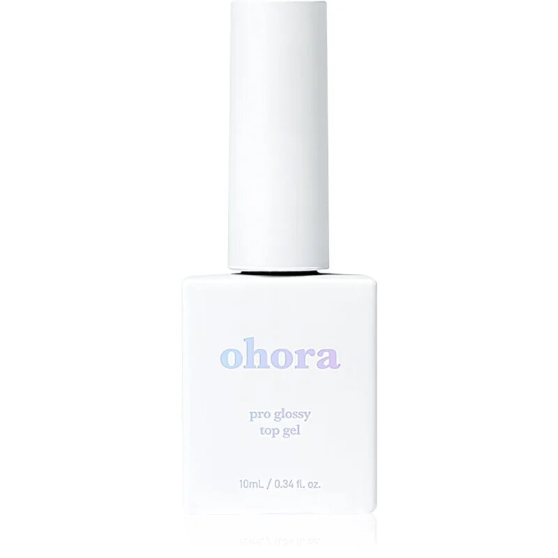 OHORA Pro Glossy Top Gel fedő körömlakk a tündöklő fényért 10 ml