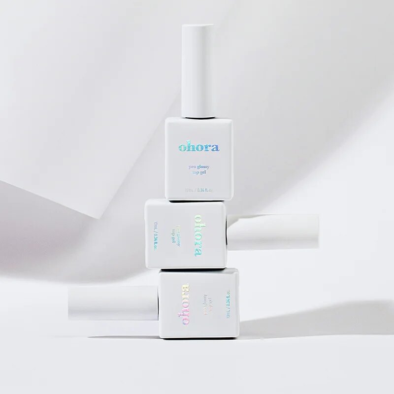 OHORA Pro Glossy Top Gel fedő körömlakk a tündöklő fényért 10 ml