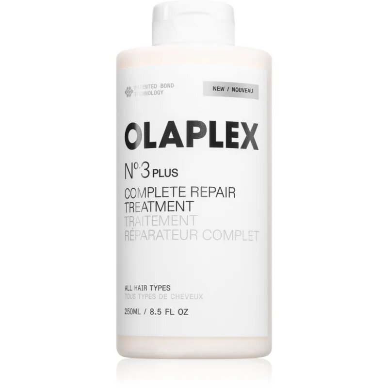 Olaplex N°3 PLUS Complete Repair Treatment bőrmegújító ápolás a károsult hajra 250 ml