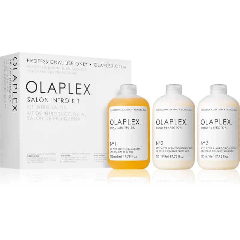Olaplex Salon Intro Kit Salon Into Kit szett a kémiailag kezelt hajra 3x525 ml
