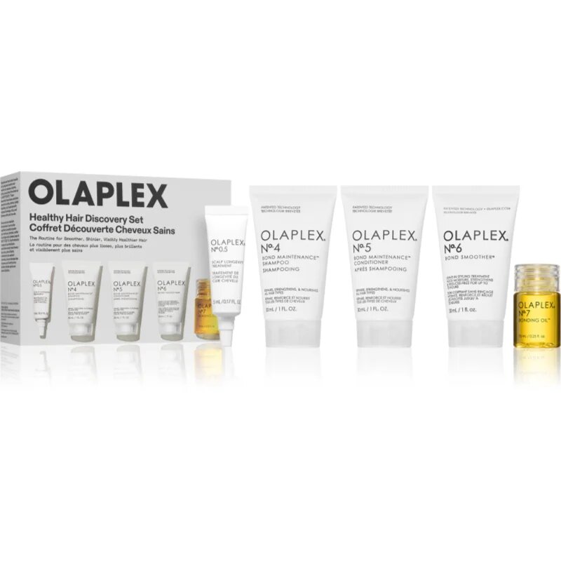Olaplex Set ajándékszett a sérült töredezett hajra mini csomagolás