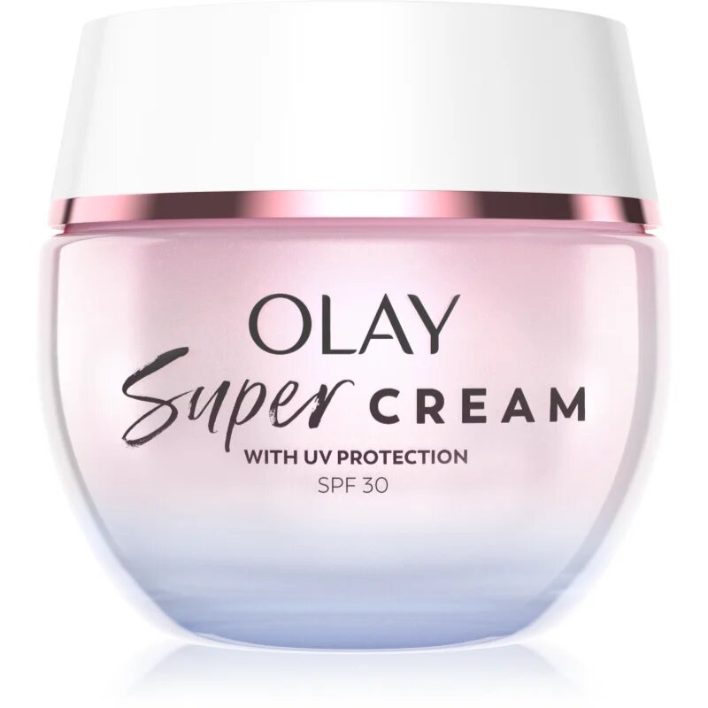 Olay Super Cream SPF 30 könnyű hidratáló krém az arcra SPF 30 50 ml
