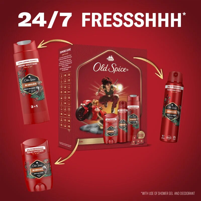 Old Spice Bearglove Anime ajándékszett uraknak