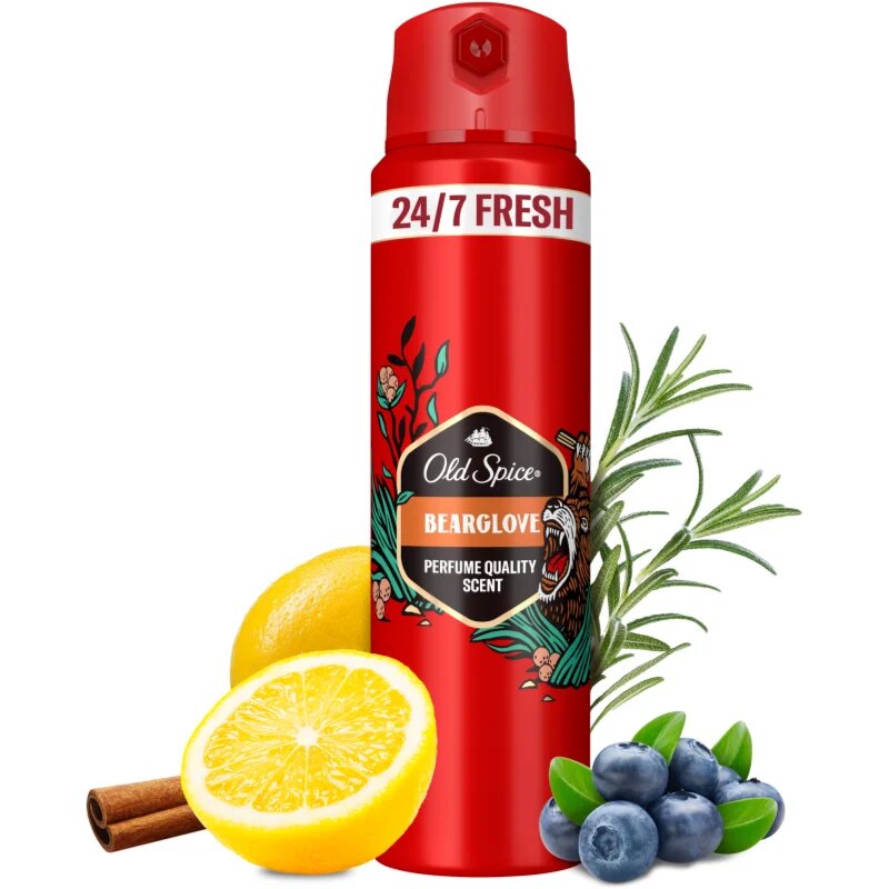 Old Spice Bearglove frissítő spray dezodor 200 ml