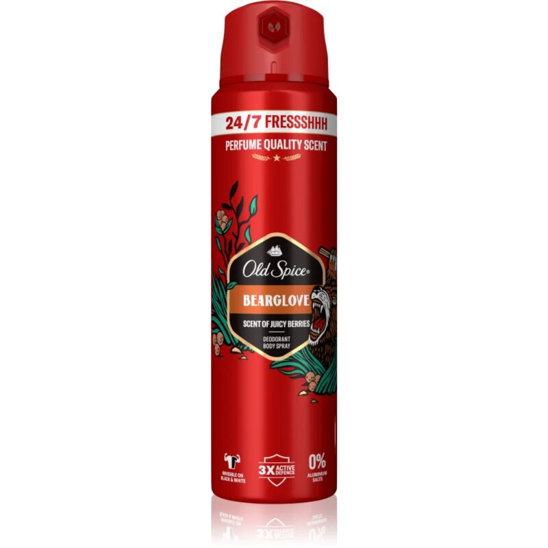 Old Spice Bearglove frissítő spray dezodor uraknak 150 ml