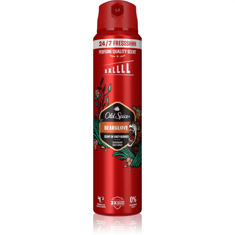 Old Spice Bearglove frissítő spray dezodor uraknak 250 ml