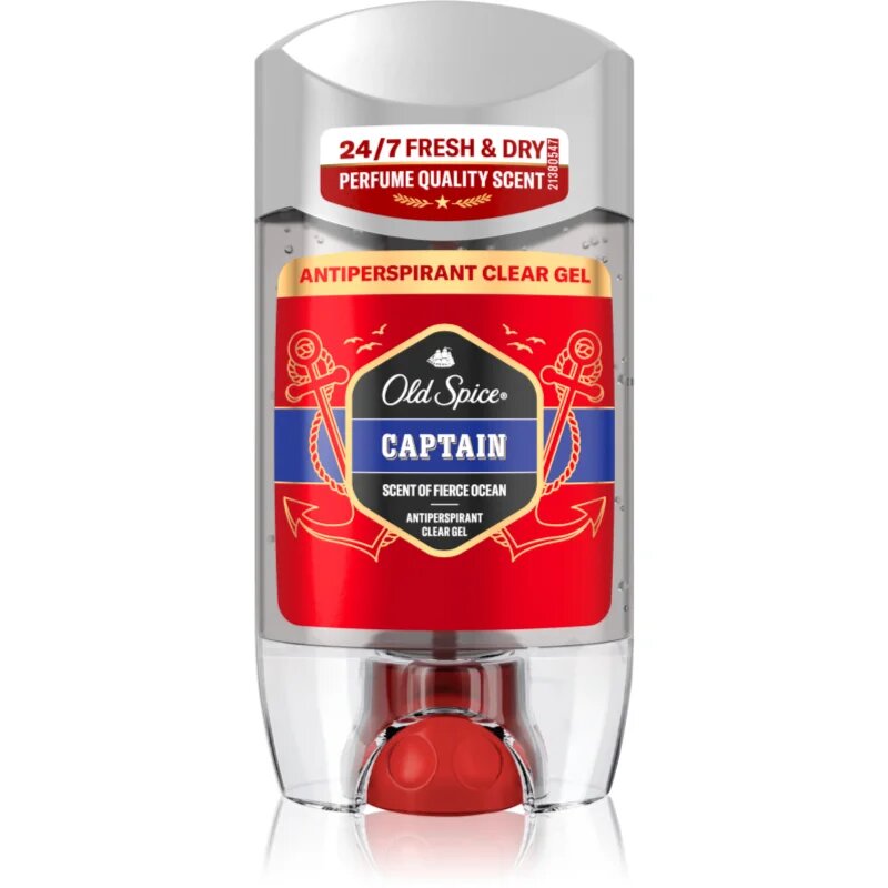 Old Spice Captain Antiperspirant Clear Gel zselés izzadásgátló 70 ml