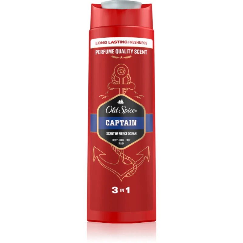 Old Spice Captain fürdőgél férfiaknak 400 ml