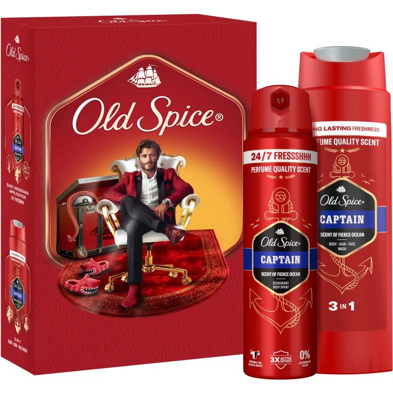 Old Spice Captain Gentleman Set ajándékszett
