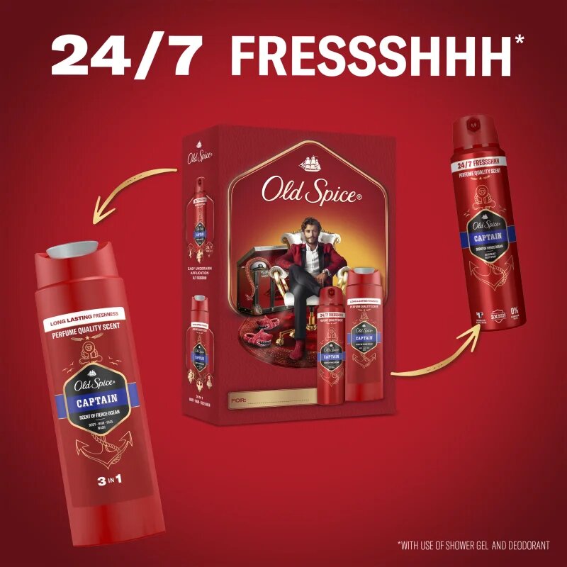 Old Spice Captain Gentleman Set ajándékszett uraknak