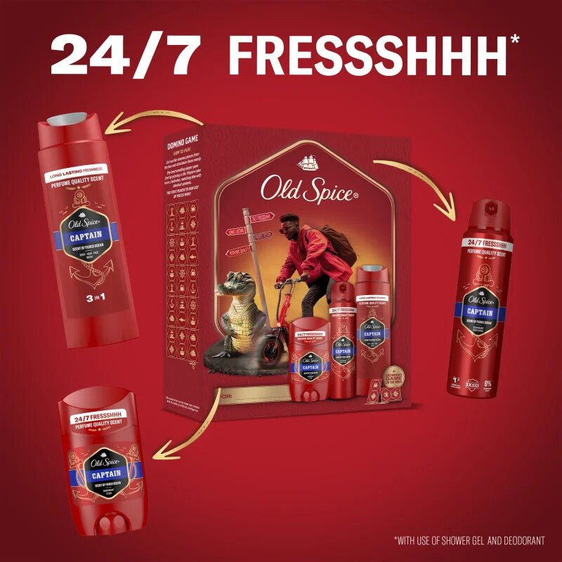 Old Spice Captain Gift Set ajándékszett uraknak
