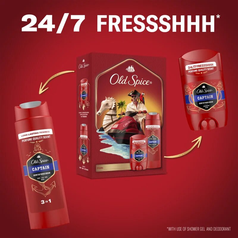 Old Spice Captain Gift Set ajándékszett uraknak