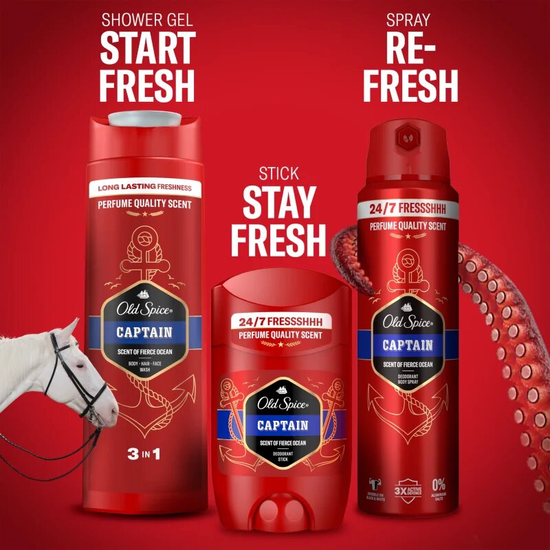 Old Spice Captain izzadásgátló deo stift uraknak 2x85 ml