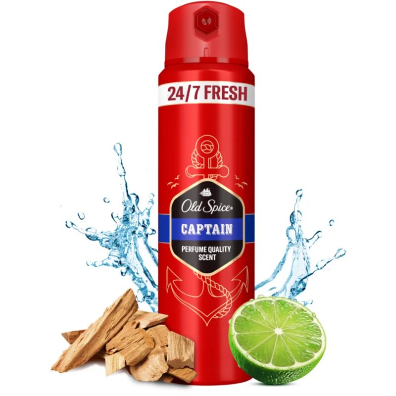 Old Spice Captain spray dezodor 200 ml