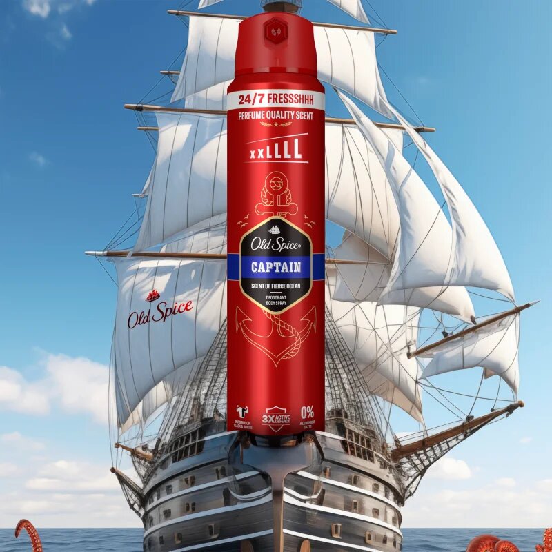Old Spice Captain spray dezodor 250 ml