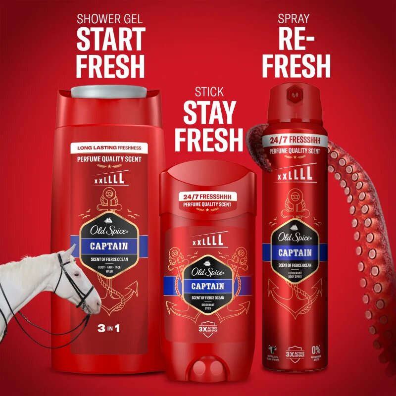 Old Spice Captain spray dezodor 250 ml