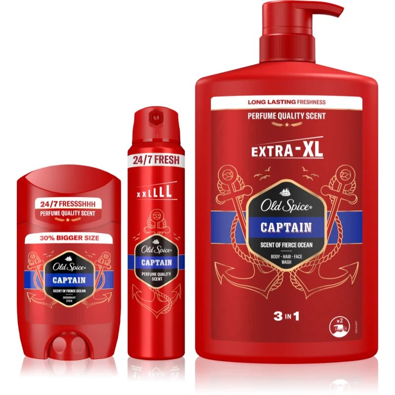 Old Spice Captain szett testre