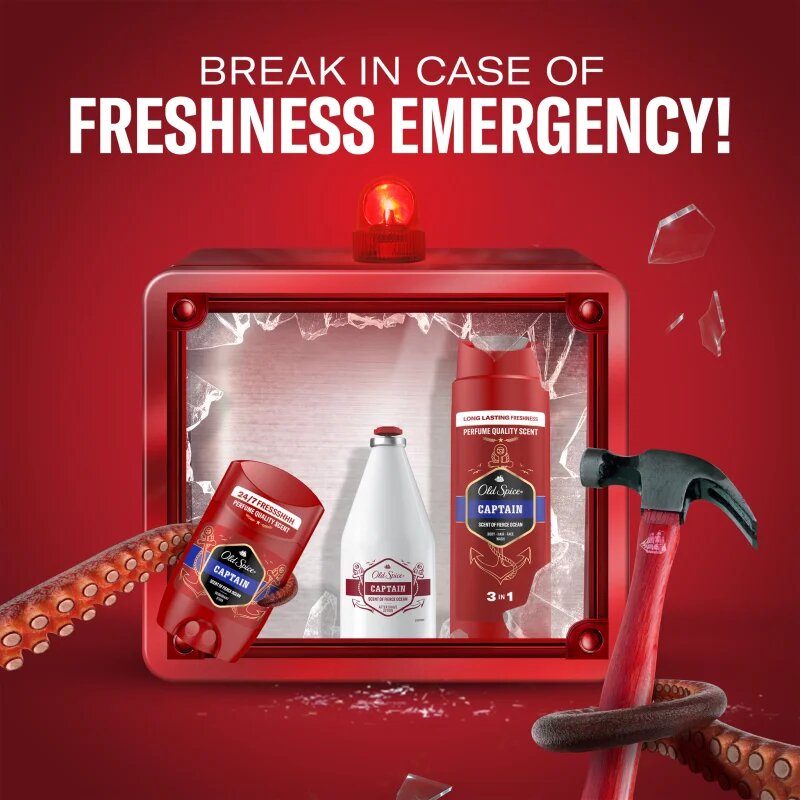 Old Spice Captain Tin Box ajándékszett