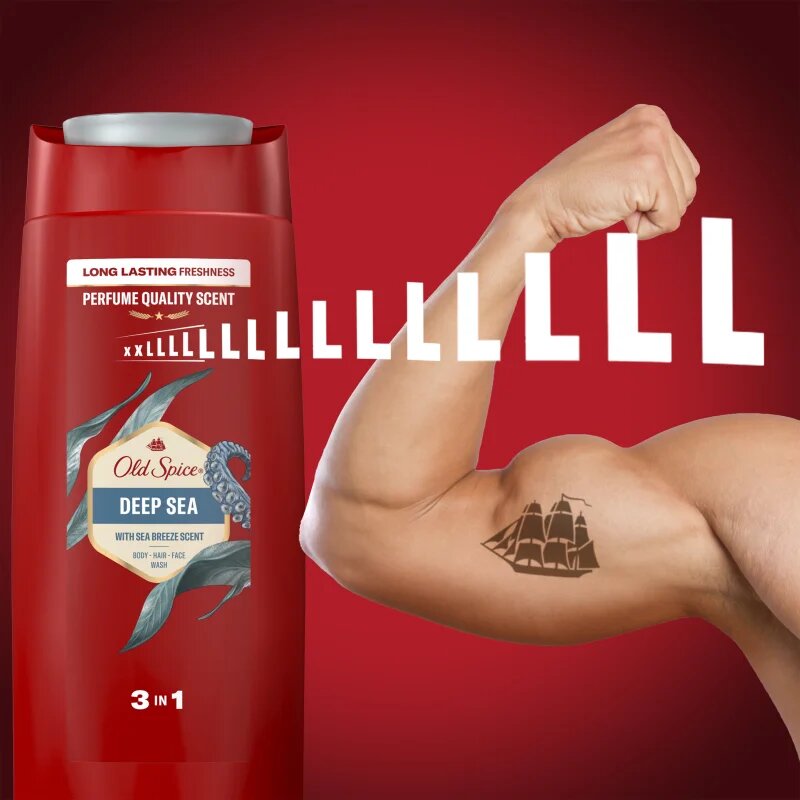 Old Spice Deep Sea tusfürdő gél uraknak 675 ml