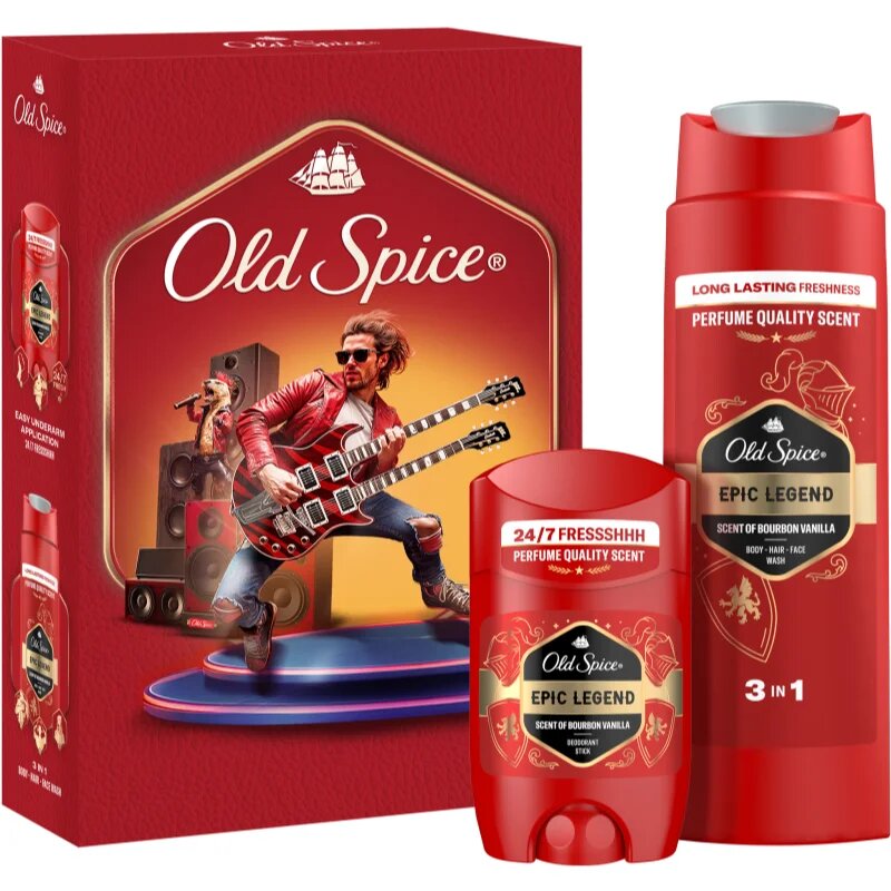 Old Spice Epic Legend Rockstar ajándékszett