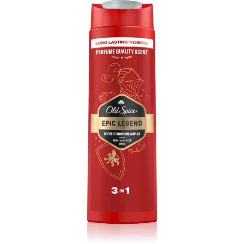 Old Spice Epic Legend tusfürdő gél arcra testre és hajra uraknak 400 ml