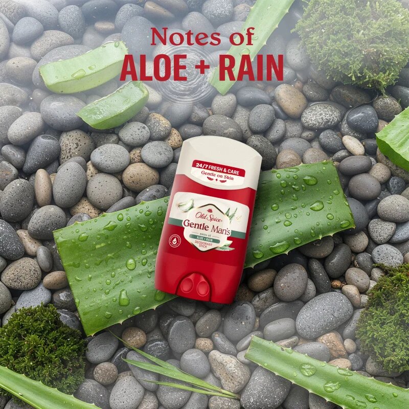 Old Spice Gentle Man's Aloe & Rain alumínium sótól mentes dezodor 50 ml