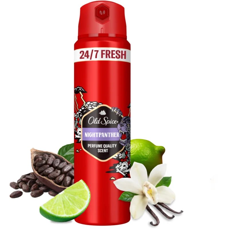 Old Spice Nightpanther dezodor és testspray uraknak 200 ml