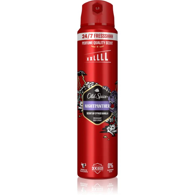 Old Spice Nightpanther dezodor és testspray uraknak 250 ml
