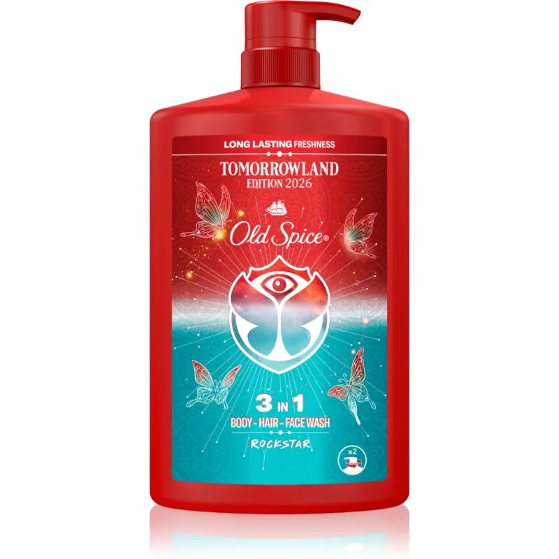 Old Spice Tomorrowland fürdőgél férfiaknak arcra testre és hajra 1000 ml